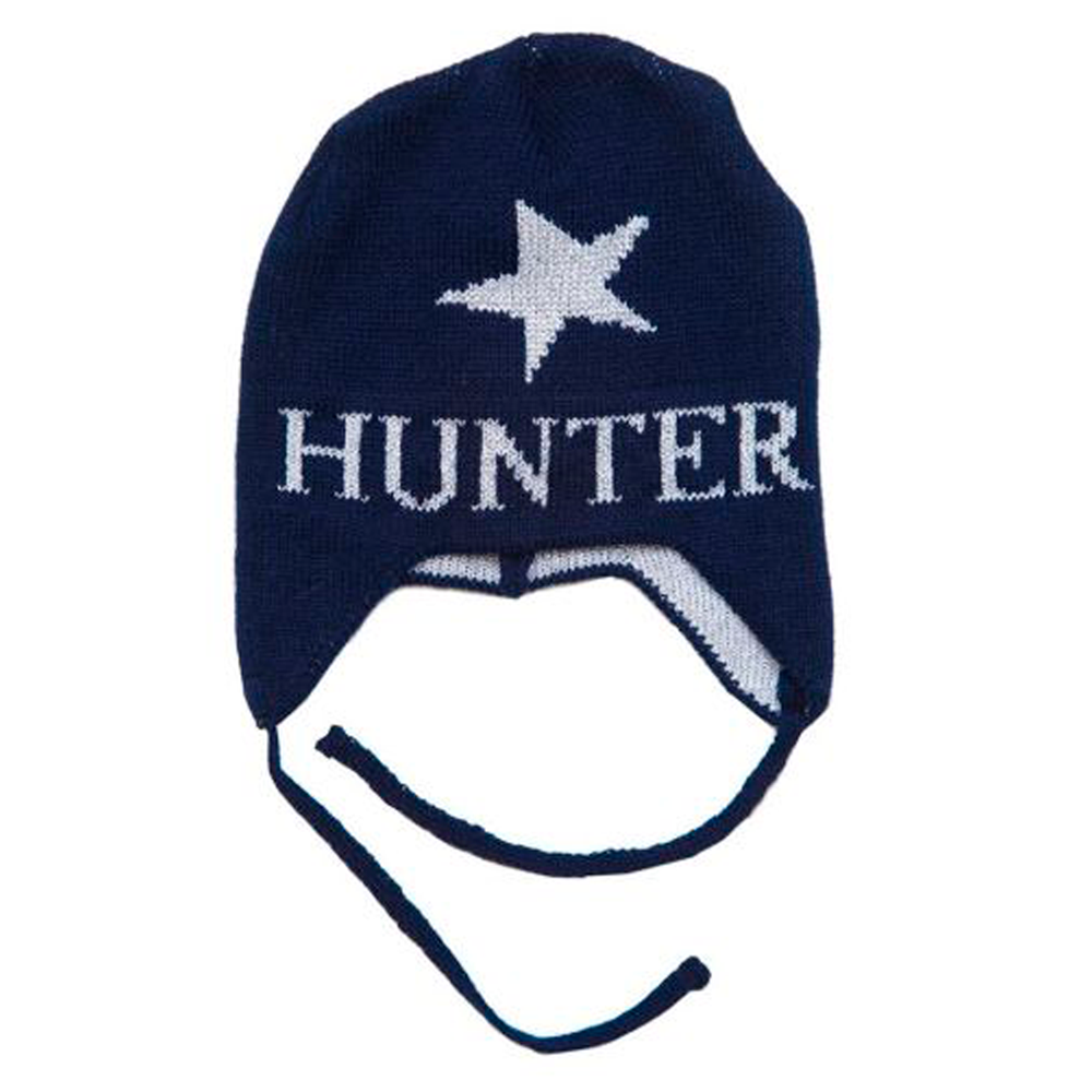 Metallic Single Star Hat - Regular or Earflap
