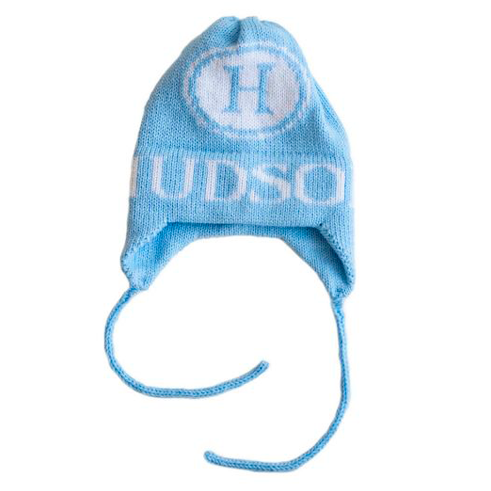 Initial Stamp Hat - Regular or Earflap
