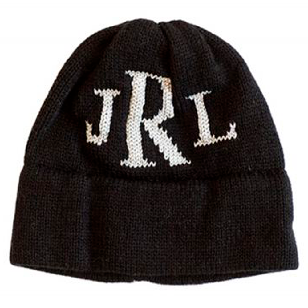 Metallic Classic Monogram Hat - Regular or Earflap