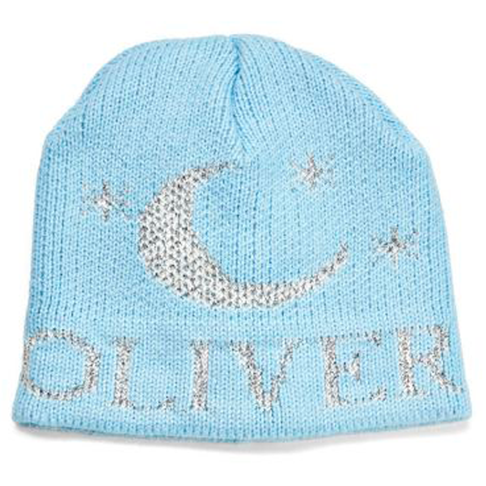 Metallic Moon & Stars Hat - Regular or Earflap