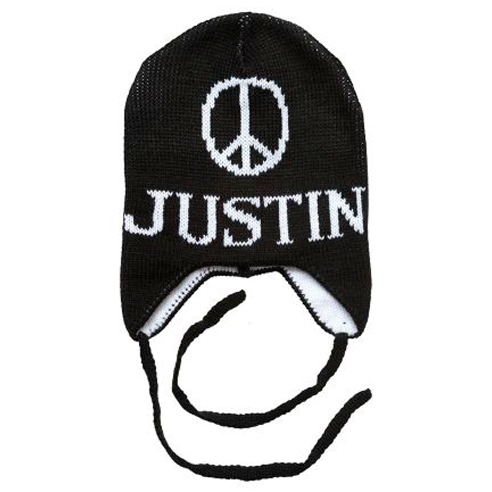 Peace Sign Hat - Regular or Earflap