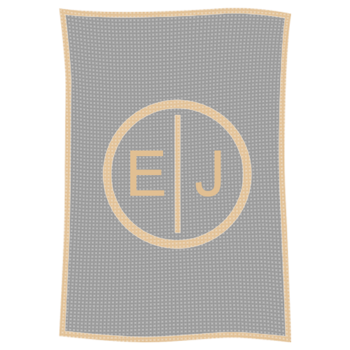 Newlywed Initials Blanket