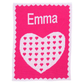 Heart on Heart Stroller Blanket
