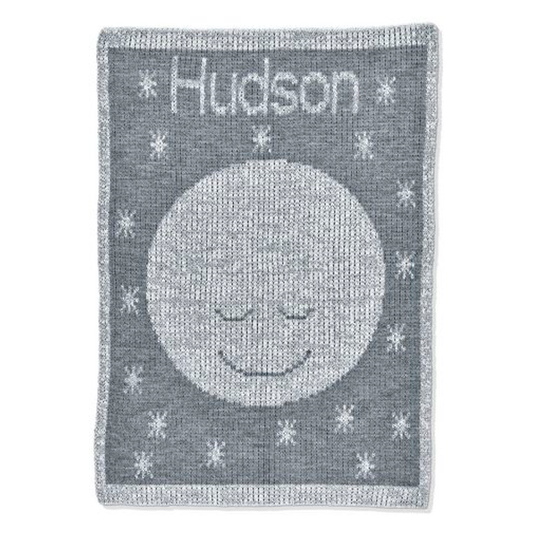 Metallic Goodnight Moon Blanket