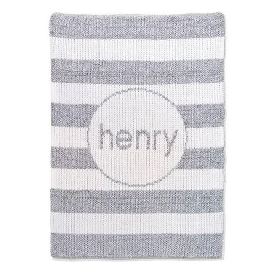Metallic Modern Stripe Blanket
