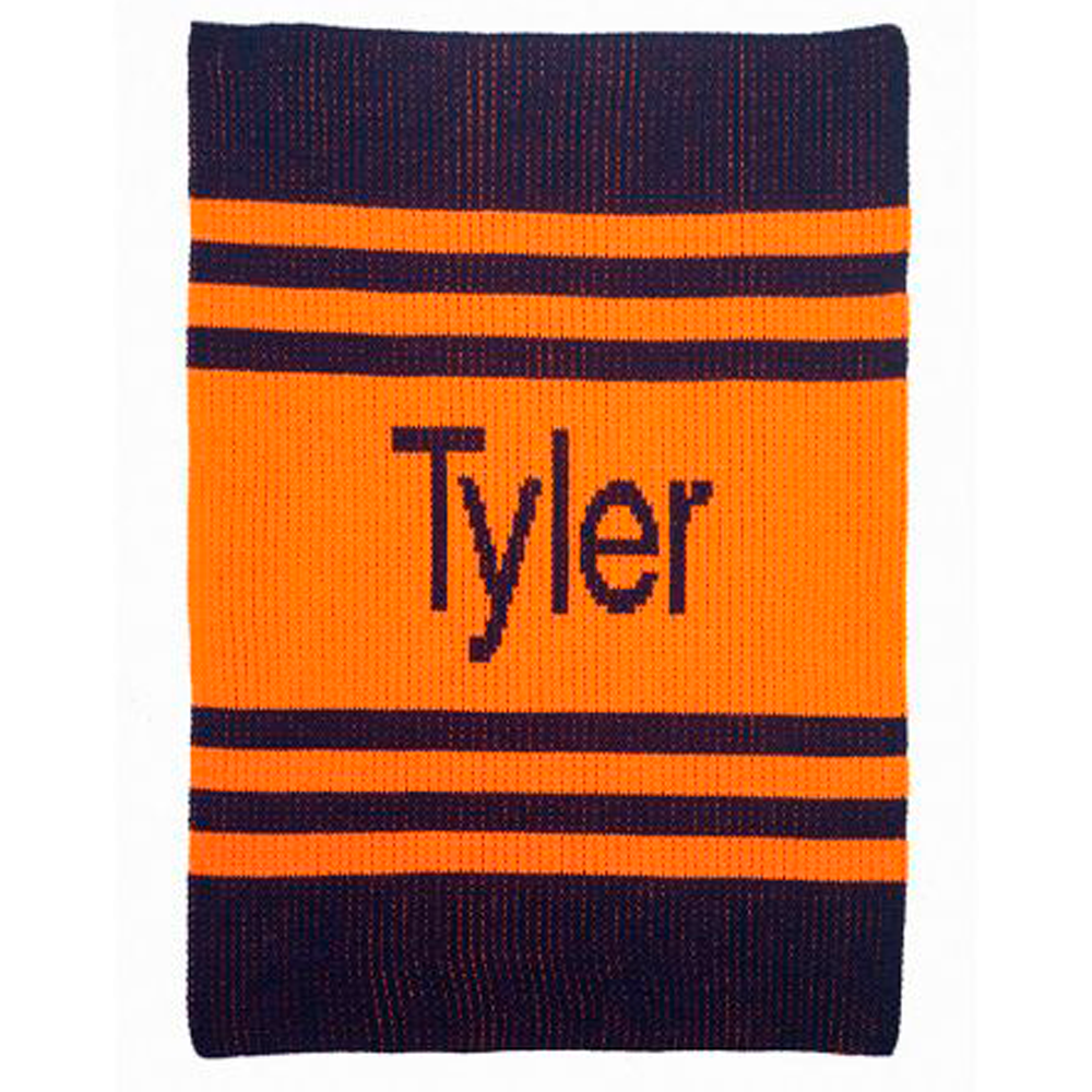 Pin Stripes Stroller Blanket Butterscotch Blankees Butterscotch