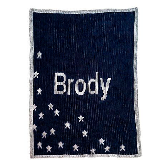 Metallic Sprinkled Stars Blanket