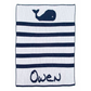 Whales & Stripes Blanket
