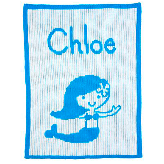 Mermaid & Name Blanket