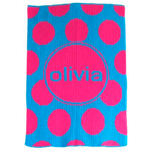 Modern Polka Dot Blanket
