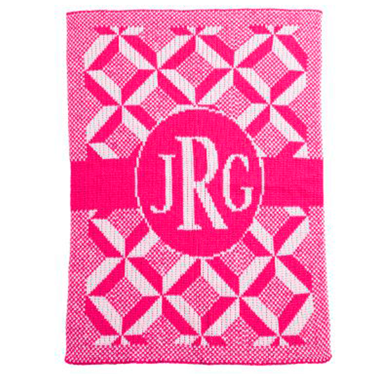 Puzzle Monogram Blanket